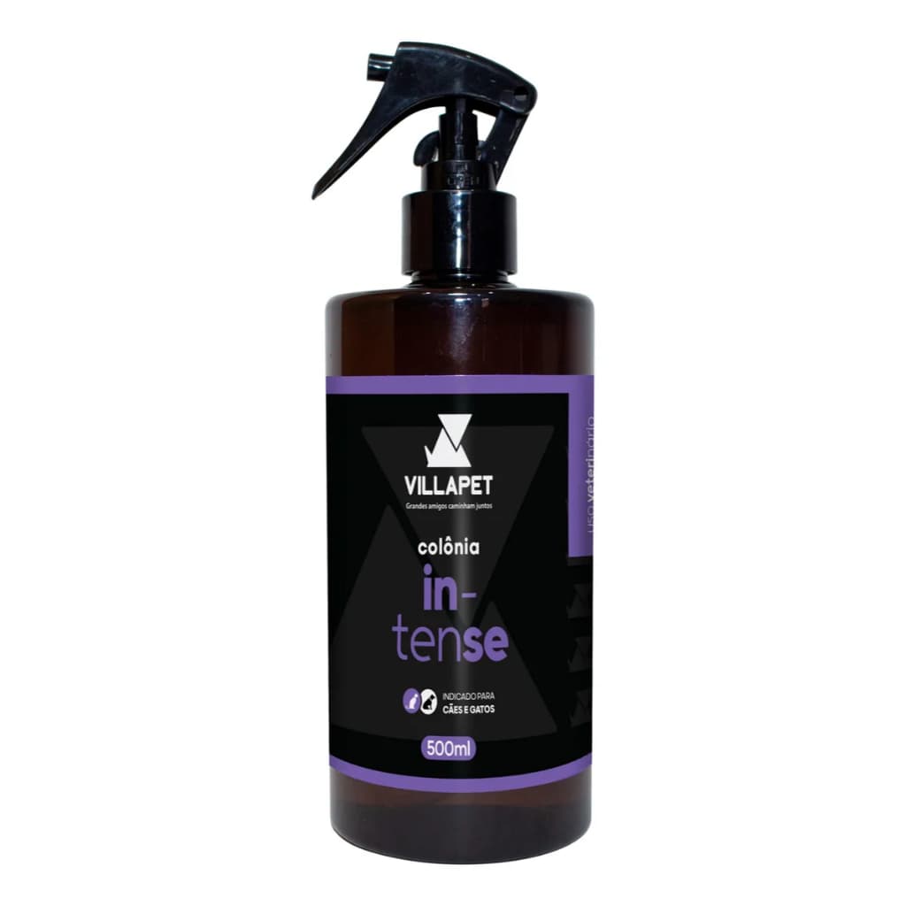 Colônia Pet Villapet Intense 500ml Cães E Gatos Perfume