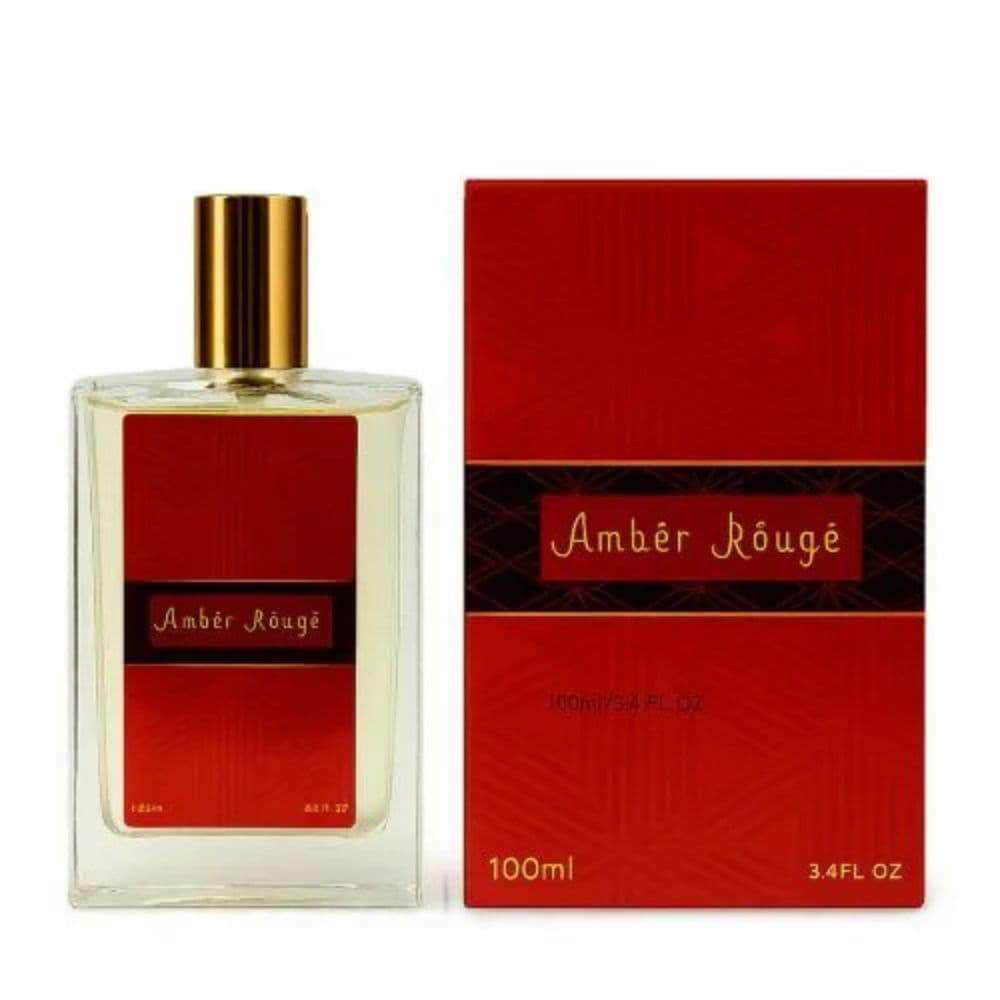 Perfume Arabe Unissex Amber Rouge Masculino Otima Fixação