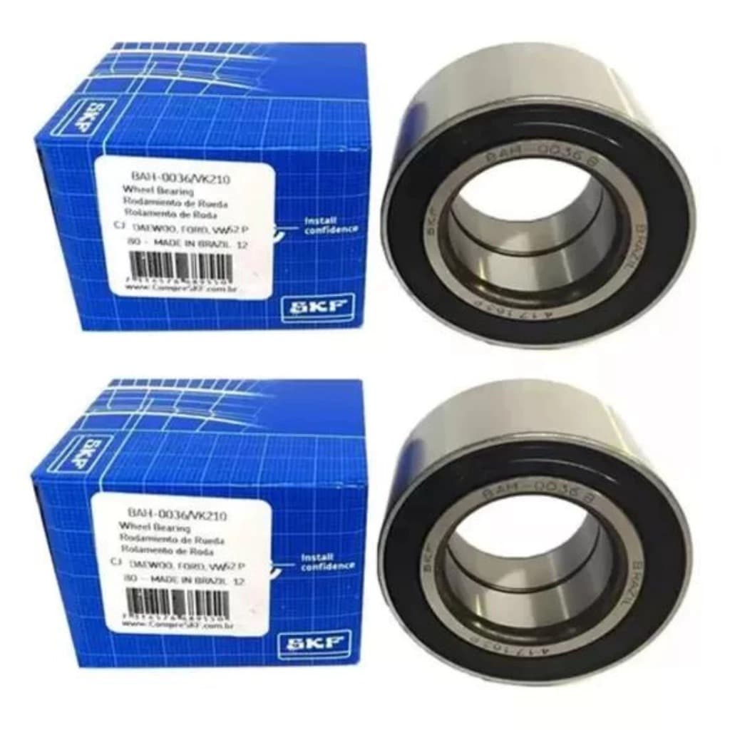 PAR Rolamento Roda Dianteiro Linha Volkswagen Ford Fox Gol Fiesta - SKF - BAH0036