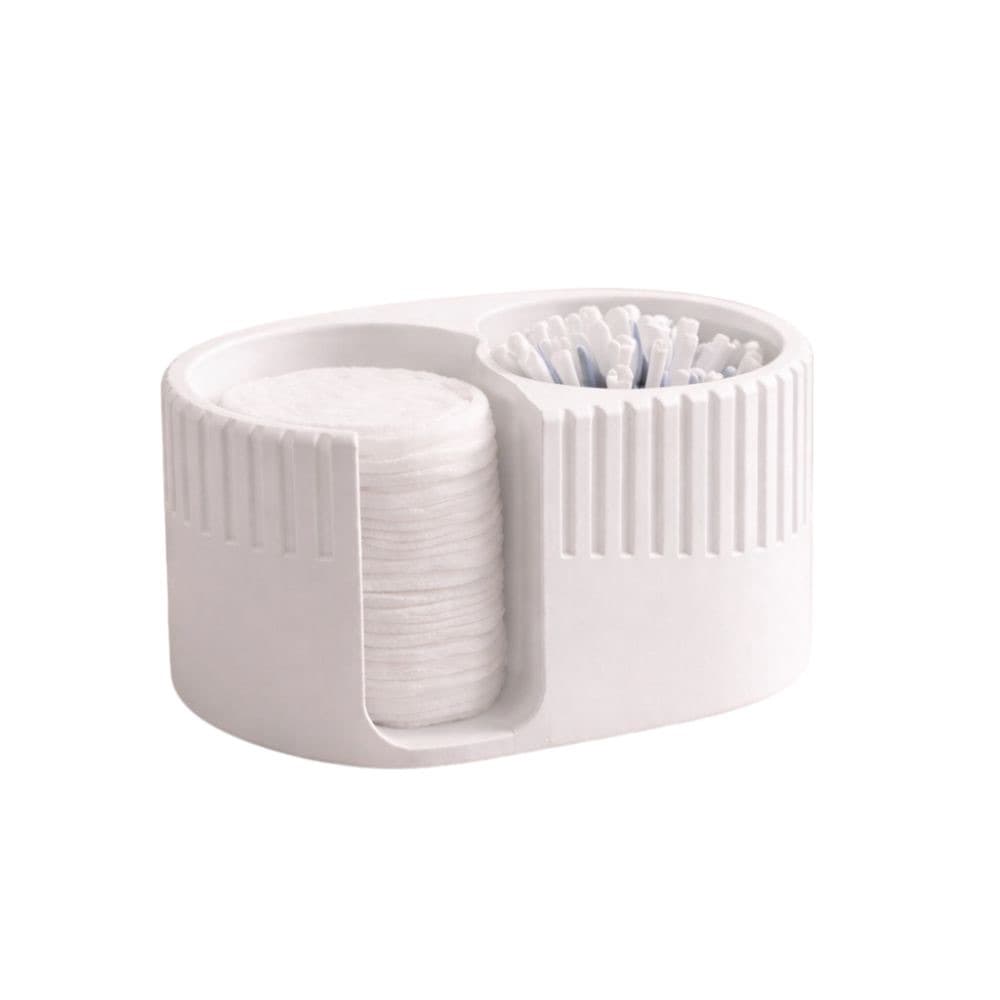 Porta Cotonete e Algodão Organizador Banheiro Minimalista Elegante Prático