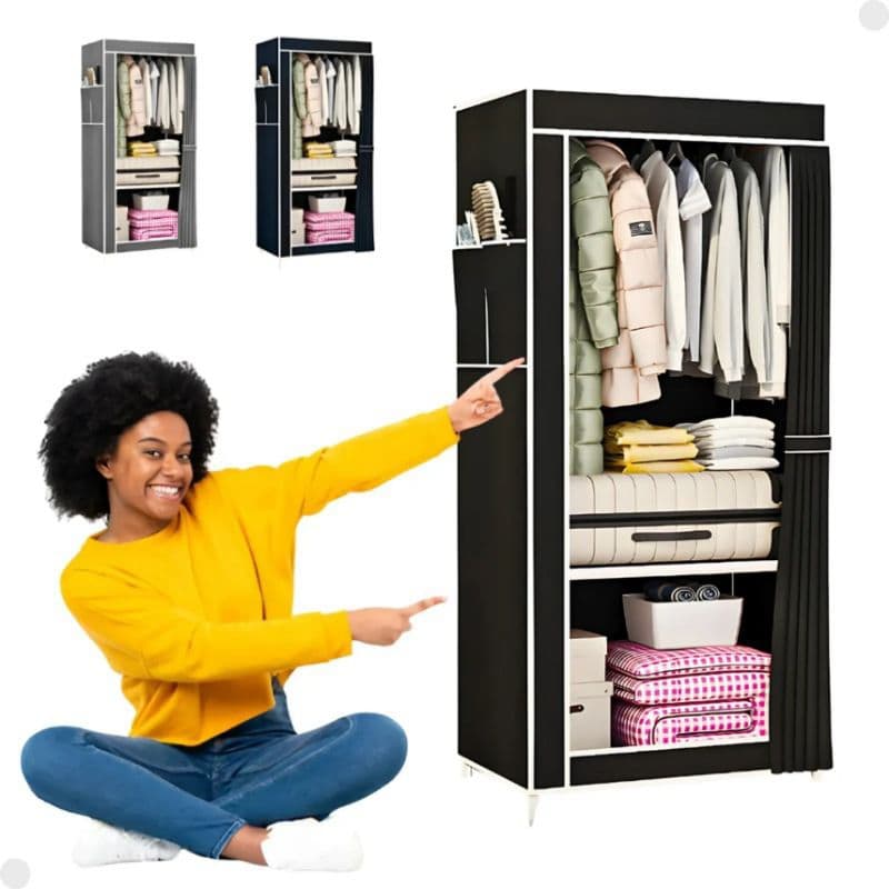 Guarda Roupa Dobrável Portátil Pequeno