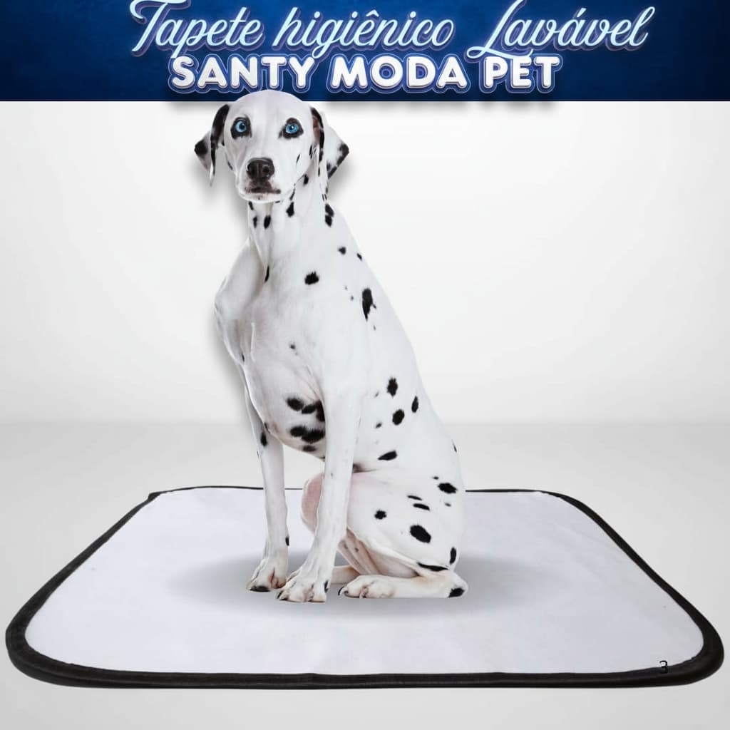 Kit 2 tapete higiênico lavável cães, G1, tam 100 x 60 cm, reutilizável não vaza xixi, para pets/ cachorros