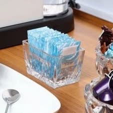 Porta Sache De Vidro Para Açúcar Sal Chá E Molhos Mesa Posta Bar e Restaurante Decoração