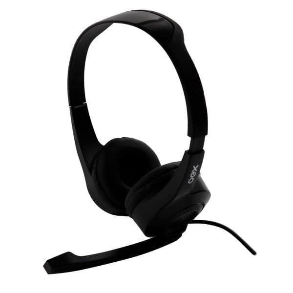 Headset Fone de Ouvido Voice Pro Hs110 USB Preto OEX
