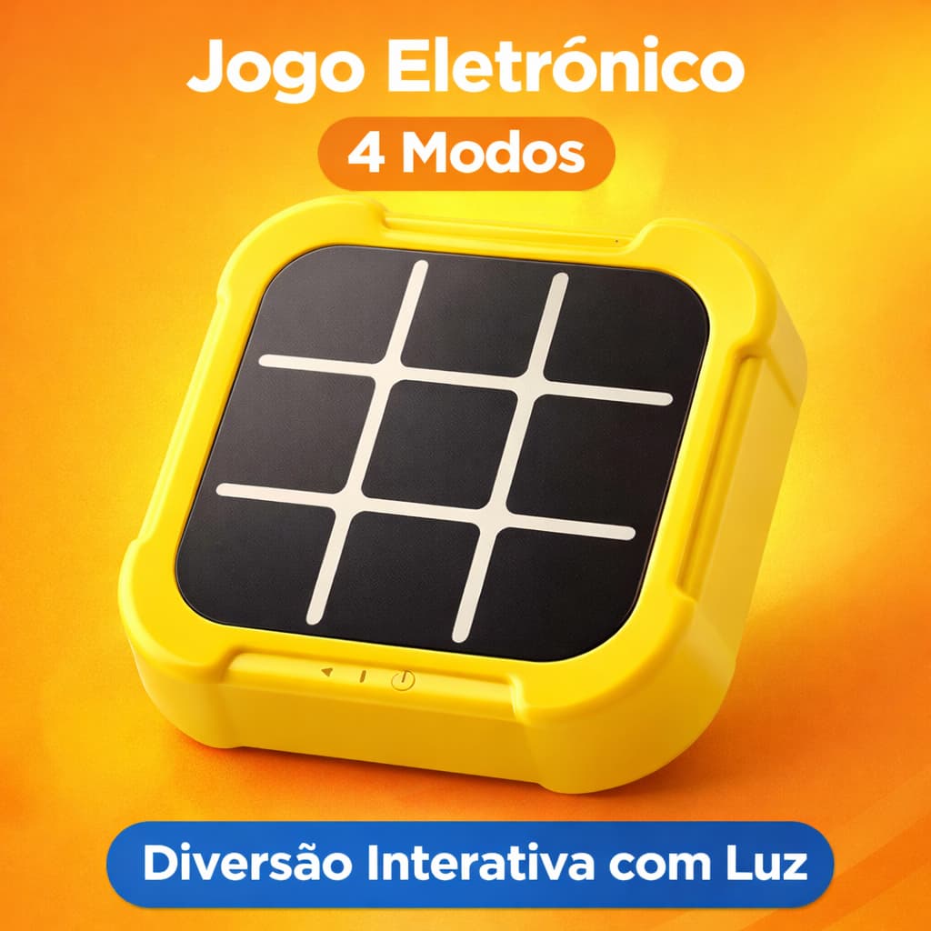 Jogo da velha Quebra-Cabeça Criativo Tic Tac Toe  Familia Eletronico Memoria Quebra-Cabeça Criativo