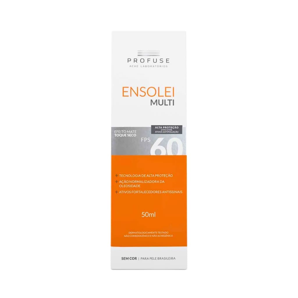 Protetor Solar Profuse FPS 60 Ensolei Multi - 50ml