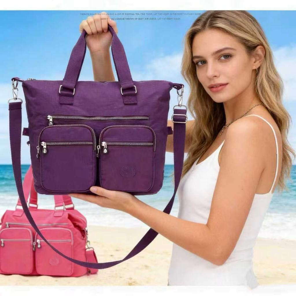 Bolsa feminina de grande capacidade, à prova d'água, Transversal, Casual,versátil, Bolsa de mão,Bolsa de ombro elegante.