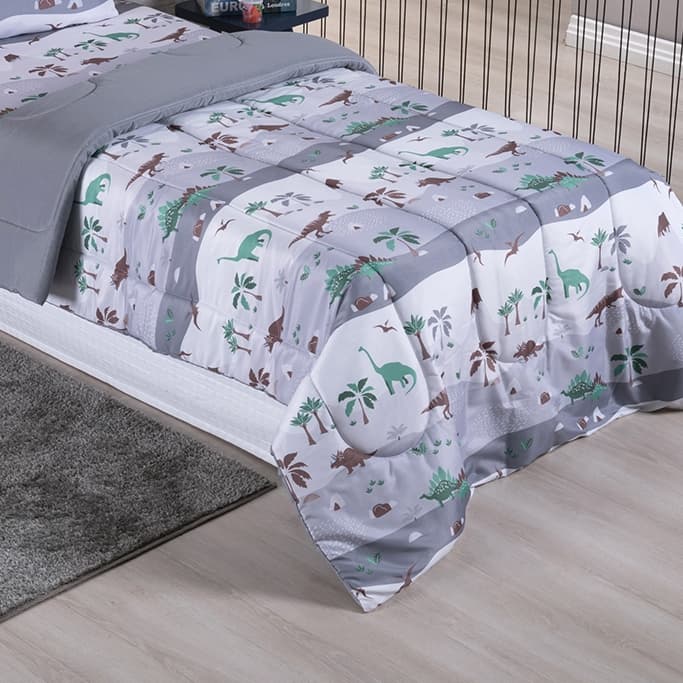 Edredom Avulso Infantil Premium Solteiro 2,35m Estampado Macio Luxo
