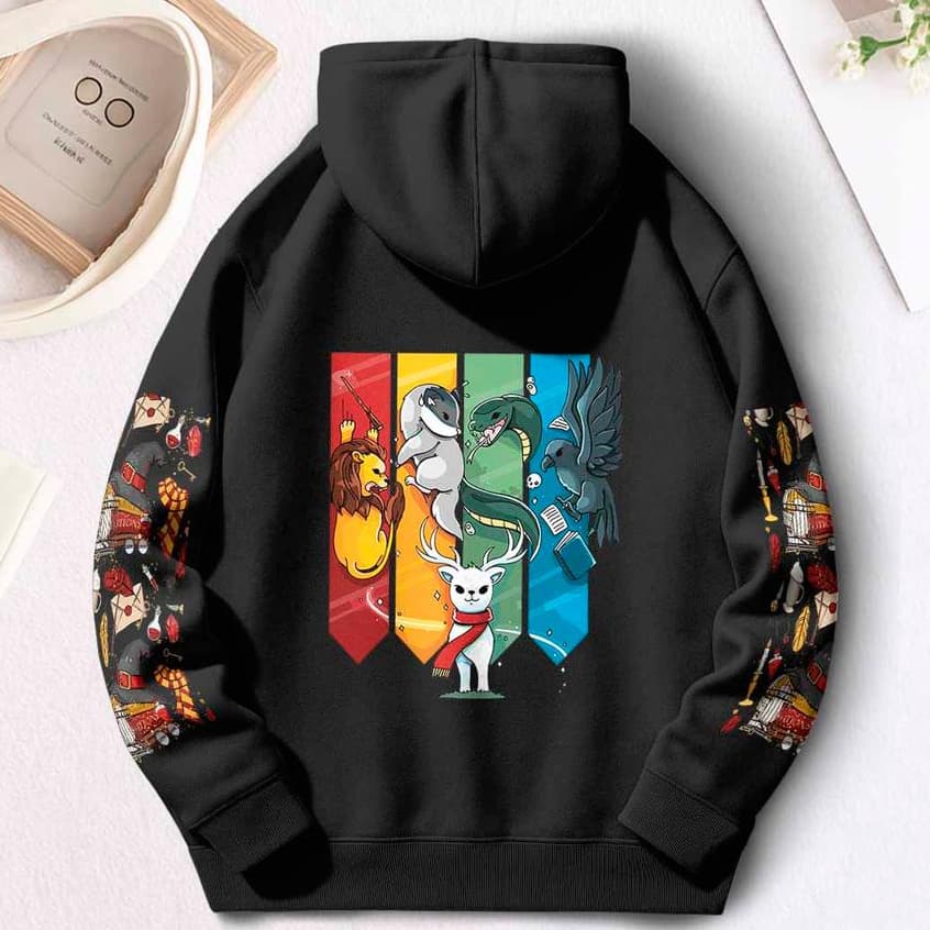 Moletom Canguru Filme Harry Potter Blusa De Frio Pomo Estiloso HP