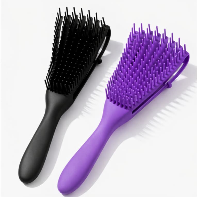 Pente De Cabelo Escova Polvo Massagem Ar Polvo Escova De Cabelo