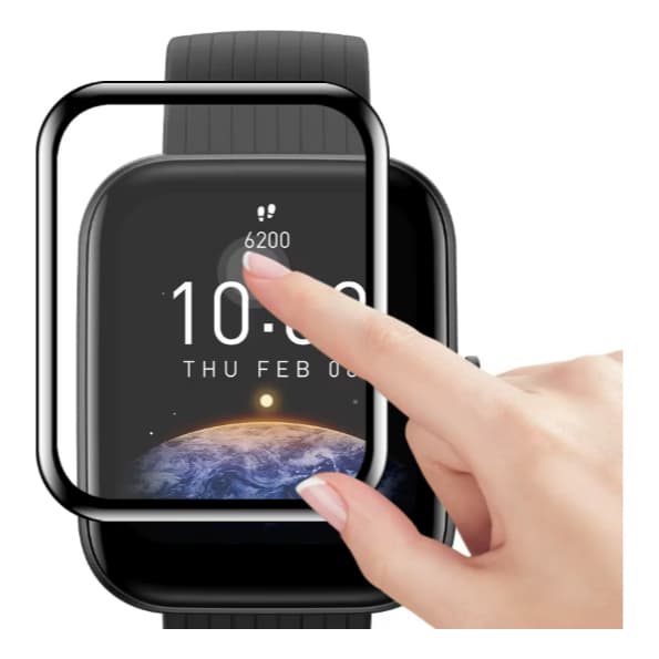 Película Nano 3D e Gel tpu protetor de tela compativel para Smartwatch Amazfit BIP 3
