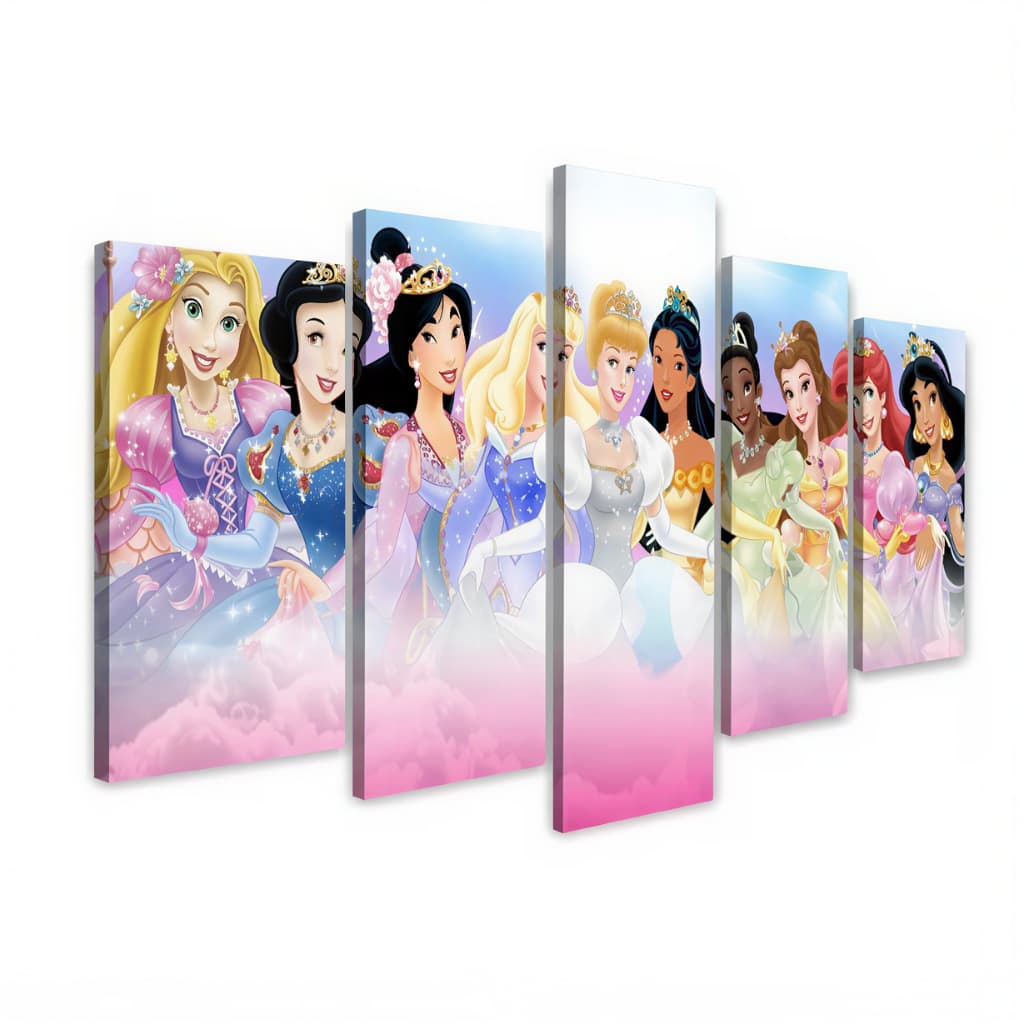 Quadro Decorativo Infantil Princesas da Disney
