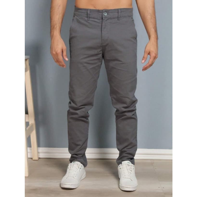 Calça Sarja esporte fino bolso embutido Masculina Slim Fit Elastano Ajustada Moda Masculina