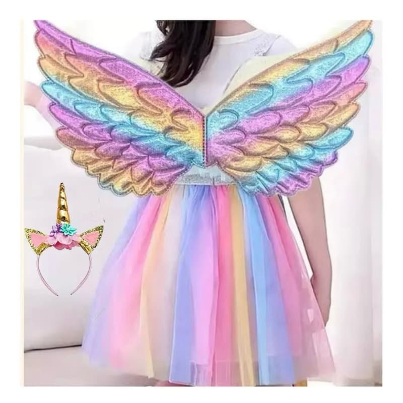 Kit Fantasia Infantil Unicórnio Mágico - Transforme Brincadeiras em Sonhos