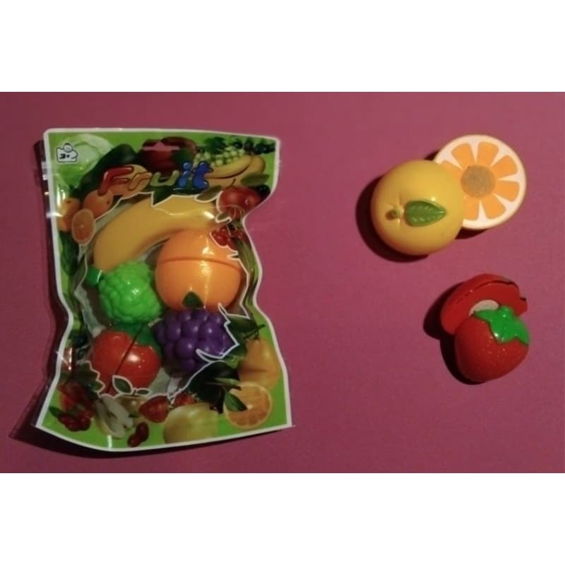 kit frutinha crec crec com 5 peças