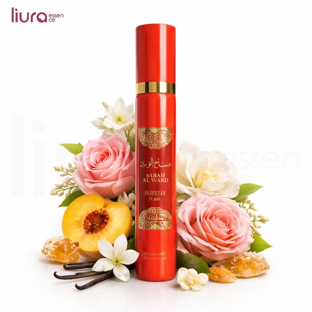 Body Splash Árabe Sabah Al Ward Valentine Isabelle La Belle 300ml Floral Oriental Doce e Romântico