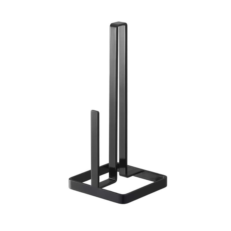 Porta Rolo Papel Toalha Suporte Vertical Mesa Preto
