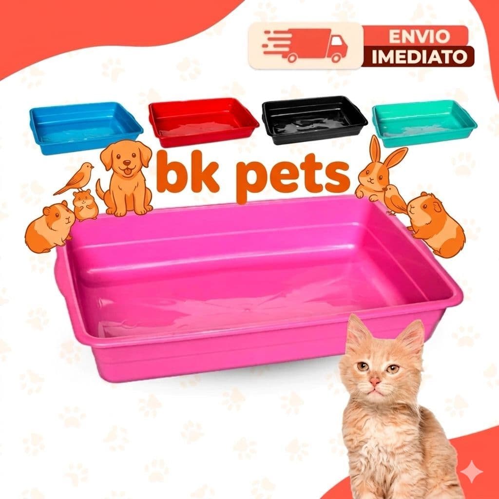 Caixa de Areia Para Gatos Bandeja Higiênica Gato Bandeja Para Areia de Gato