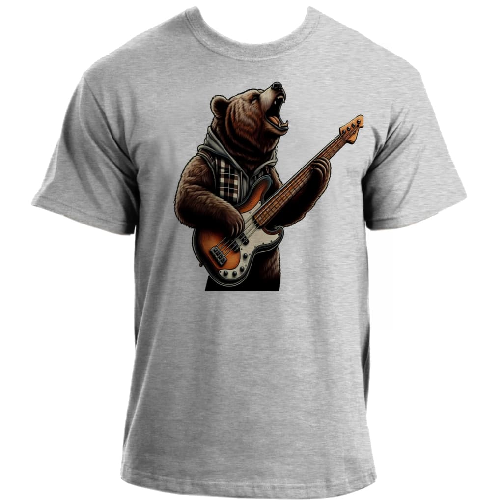 Camiseta infantil ou adulto até Plus size contra baixo urso rock bear