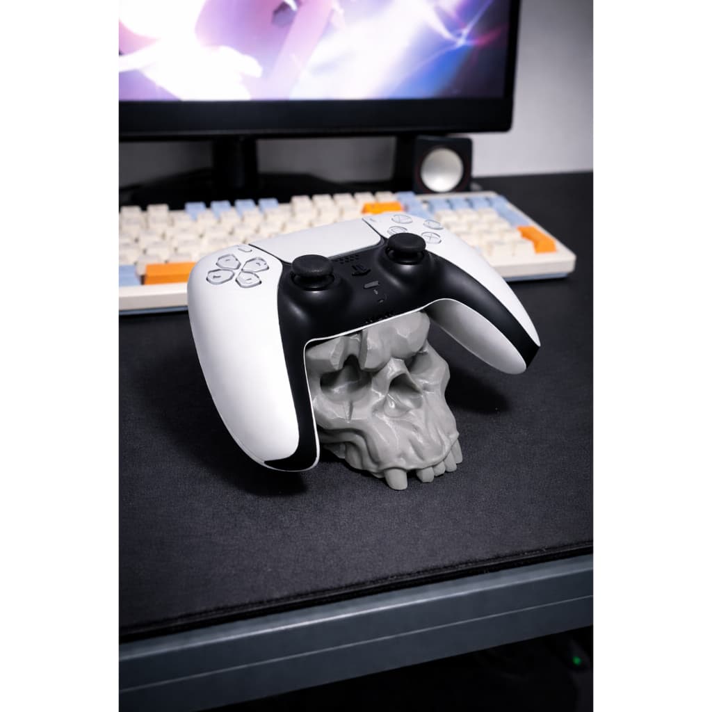 Suporte Controle PS5 caveira - suporte controle dualsense caveira skull
