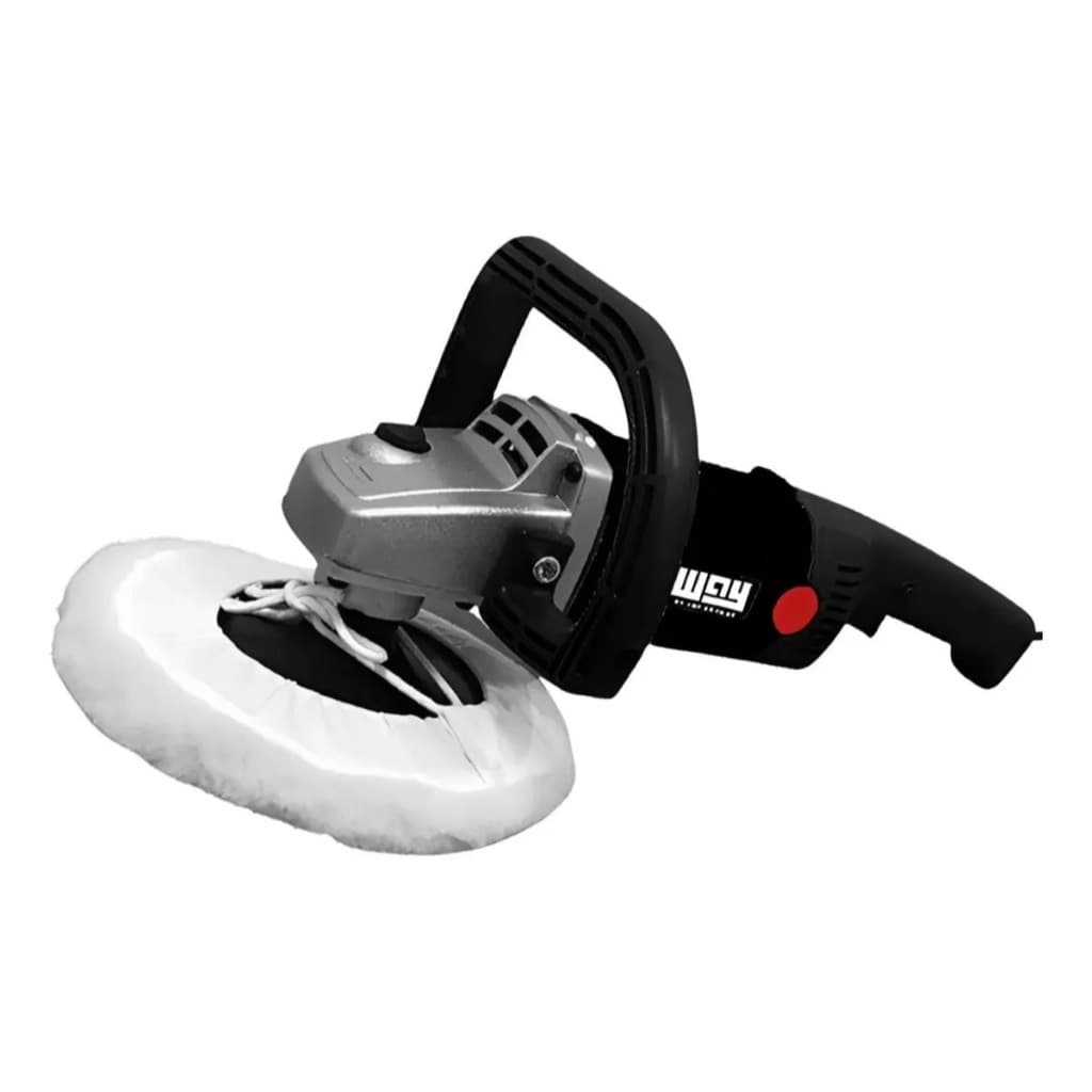 Politriz Automotiva Angular Profissional 7 Pol 1600W Máquina Polimento Polir