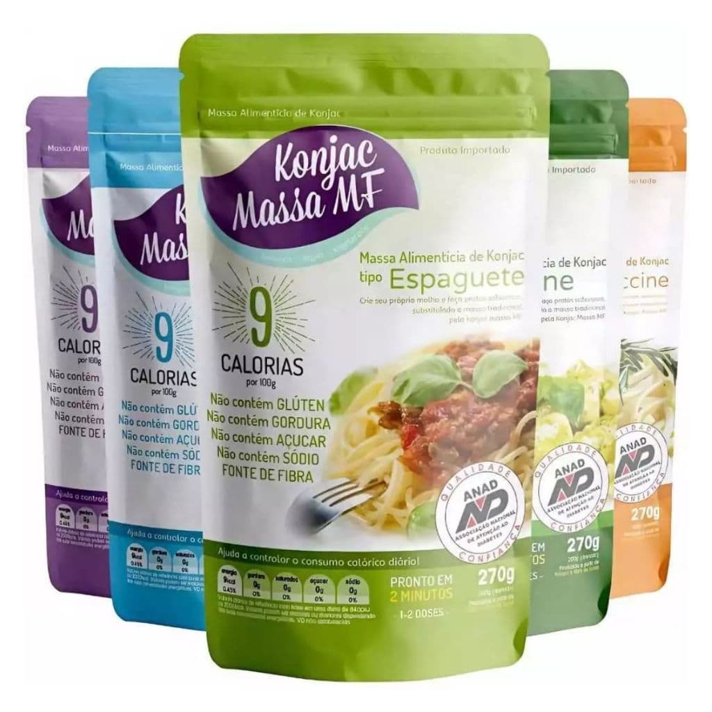 Macarrão Konjac 200g Low Carb Zero Carbo Sem Glúten Dieta Fitness Emagrecimento