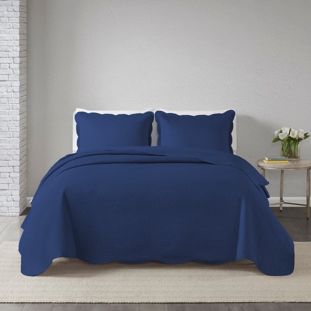 Cobre Leito Colcha Casal 220x240cm Milão 3 Peças Dupla Face Corttex