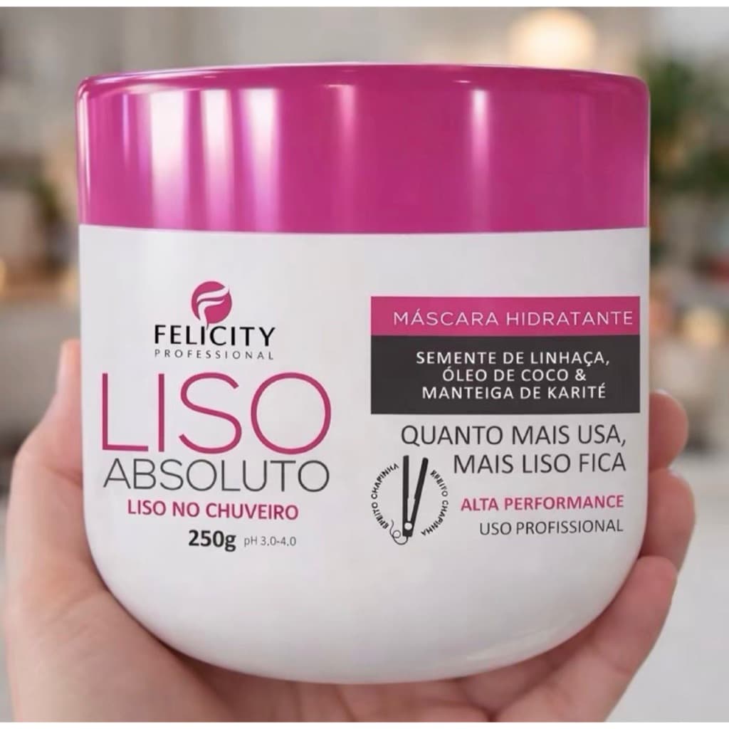 Liso Absoluto Hidratação Intensa Frizz Zero  Felicity 250g