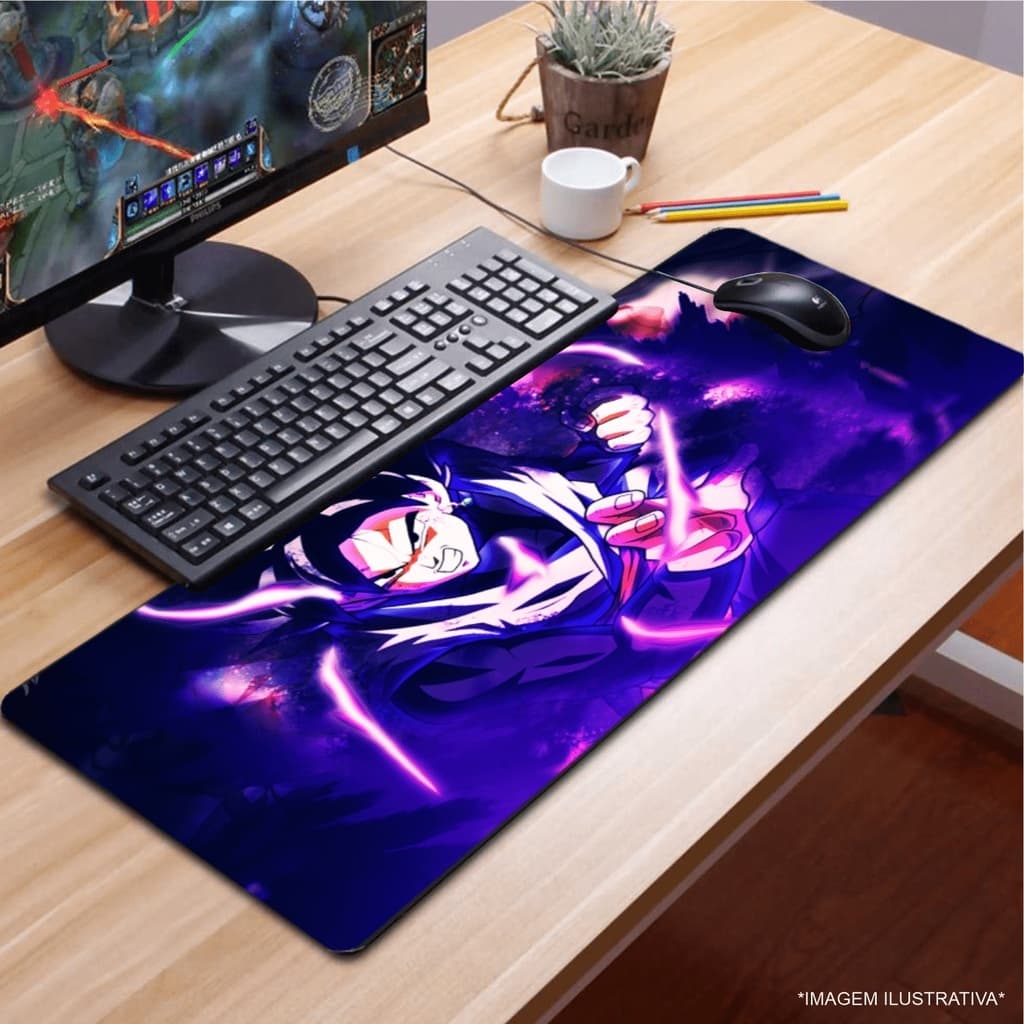 Mouse Pad Gamer Personalizado Grande Anime Heróis Exclusivo Confortável e Preciso 35x25 60x30 80x30