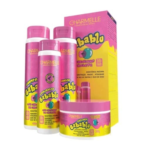 Kit Capilar Babablu Com 4 Itens
