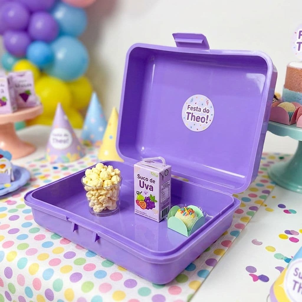 20 peças Multibox -Maleta p/ Lanche- Lancheira- Caixa Multiuso- Caixa Gourmet