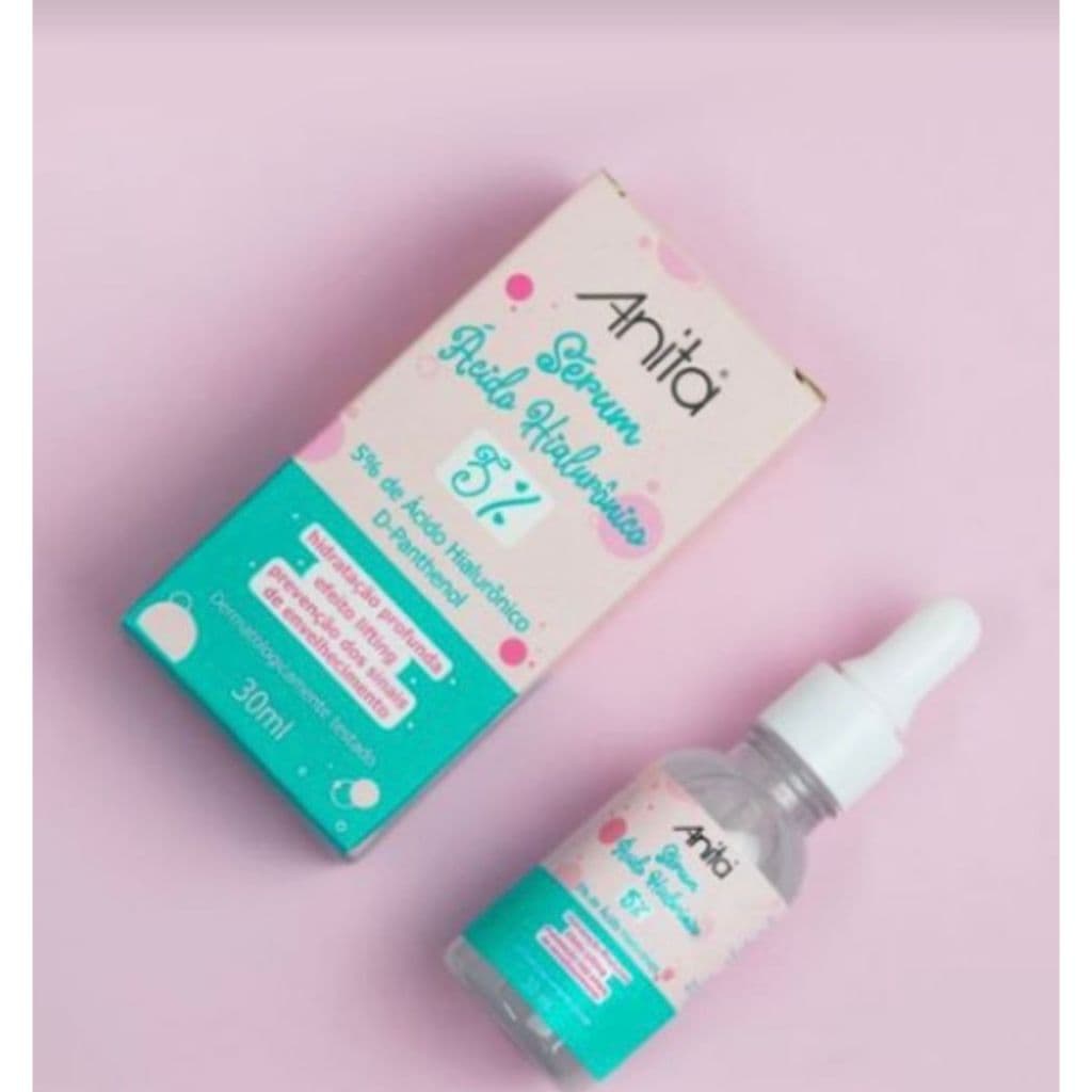 Séruns Faciais da marca Anita: o Sérum Rosa Mosqueta,Sérum Ácido Hialurônico