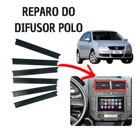 Reparo paletas do difusor de Ar Volkswagen Polo 2003-2011