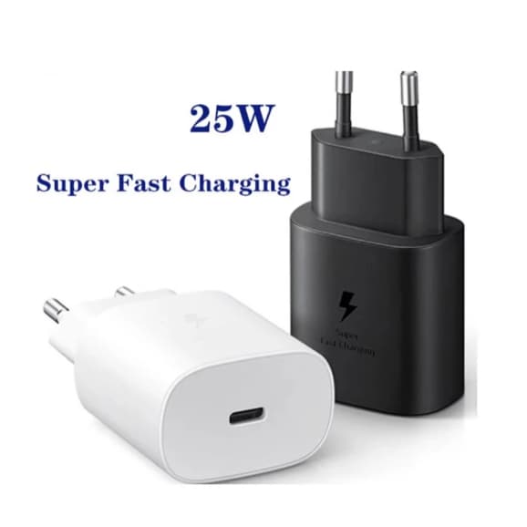 PD 25W Carregador Rápido Tipo C Adaptador Plugue Ue Para Samsung Galaxy S25 S23 Ultra