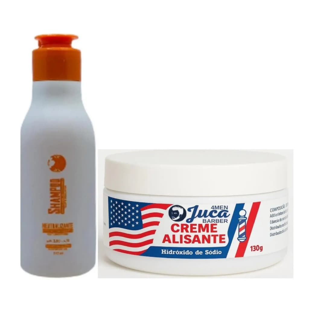 Creme Alisante White 130g Juca + Shampoo Neutralizante
