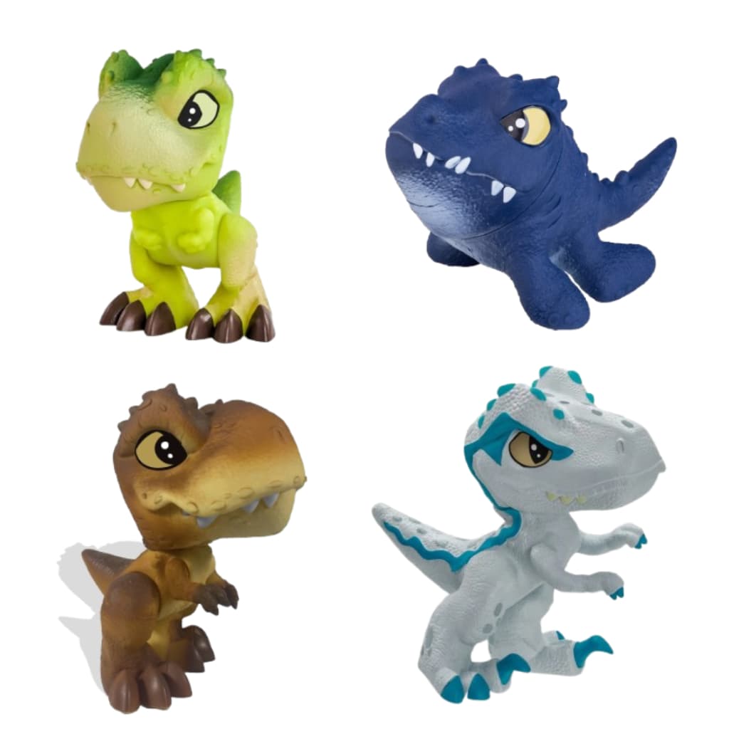Boneco Articulado 15cm Dinossauro Mini Baby Pupee Jurassic World Universal