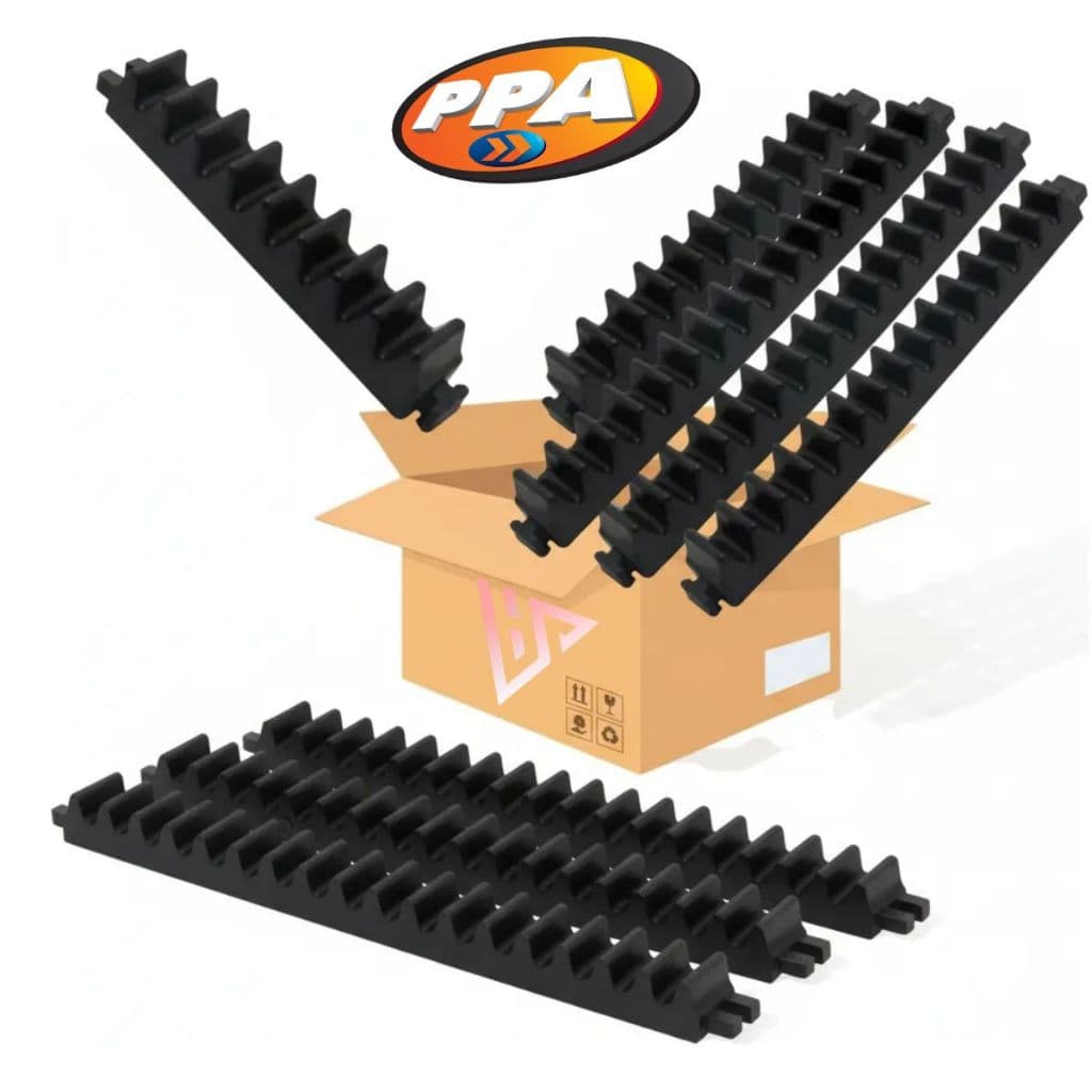 kit 12 Gomos de cremalheira para portão deslizante PPA