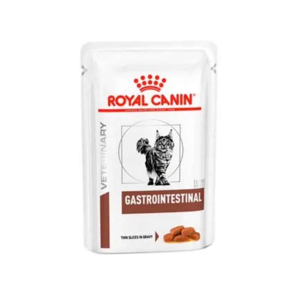 Ração Úmida Veterinary Diet Gastrointestinal Gatos com Doenças Intestinais Sachê 85G Royal Canin