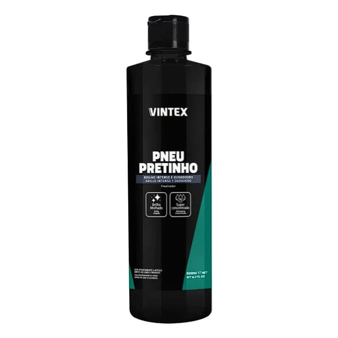 Pneu Pretinho Revitalizador Borracha Vintex 500ml