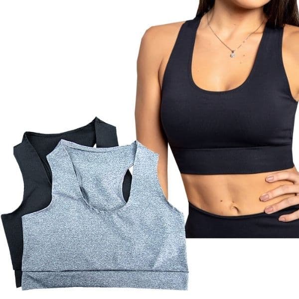 Kit 3 Top Nadador Suplex Liso Academia Fitness Roupas Femininas