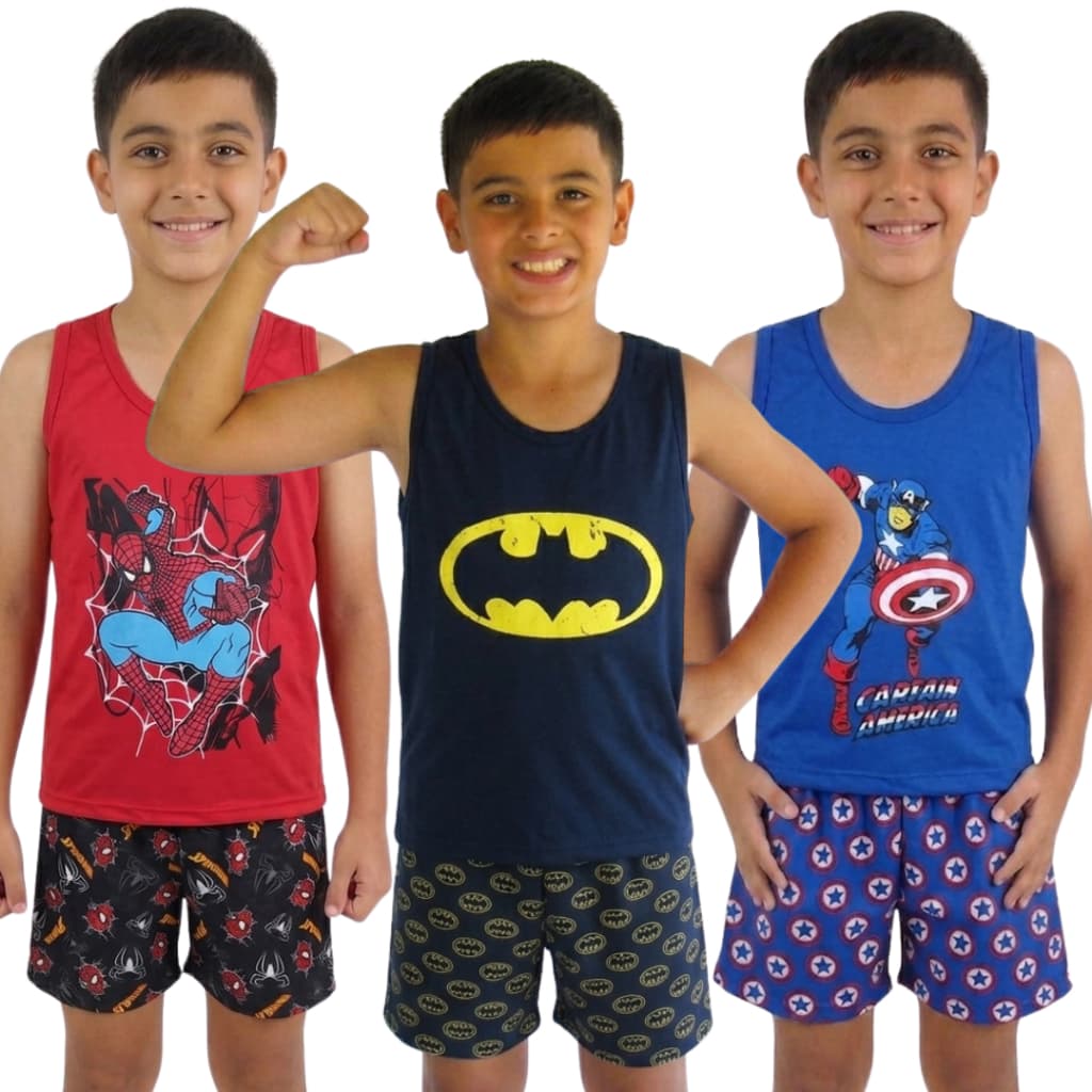 Pijama Regata Infantil / Roupa de Dormir de Menino