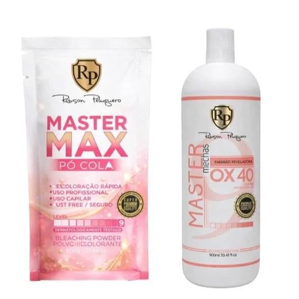Po Cola Master Max Descolorante + Ox 40 Master Mechas Robson Peluquero