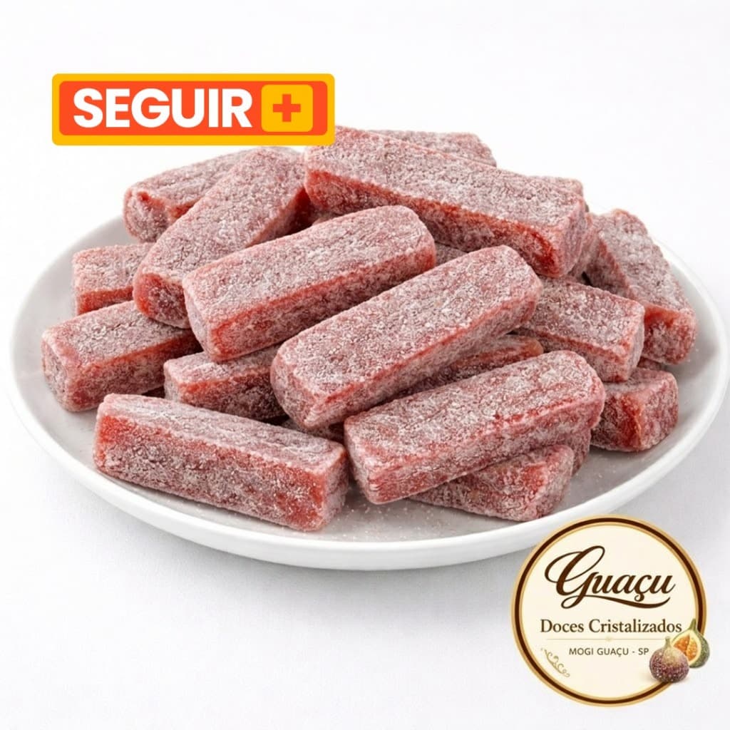 100 GRS GOIABINHA SELECIONADA CRISTALIZADA