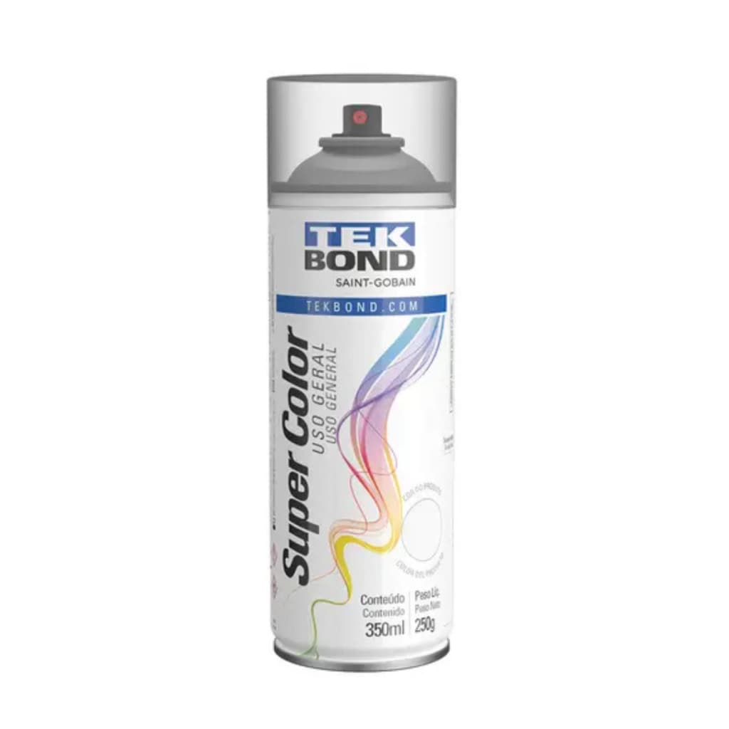 Verniz Spray Tek Bond 350ml: Fosco ou Brilhante, Incolor para Artesanato e Uso Geral