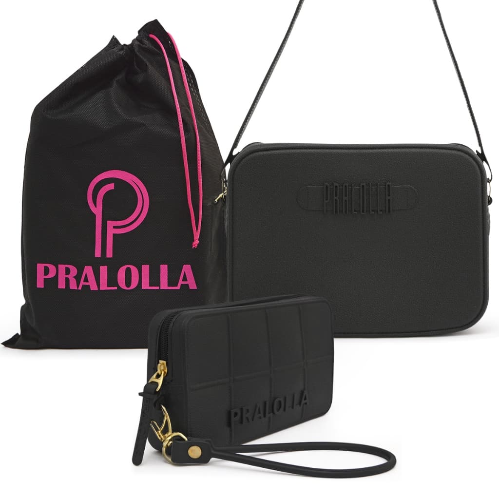 Kit Bolsa e Carteira Pralolla Tiracolo Transversal Feminina de Ombro