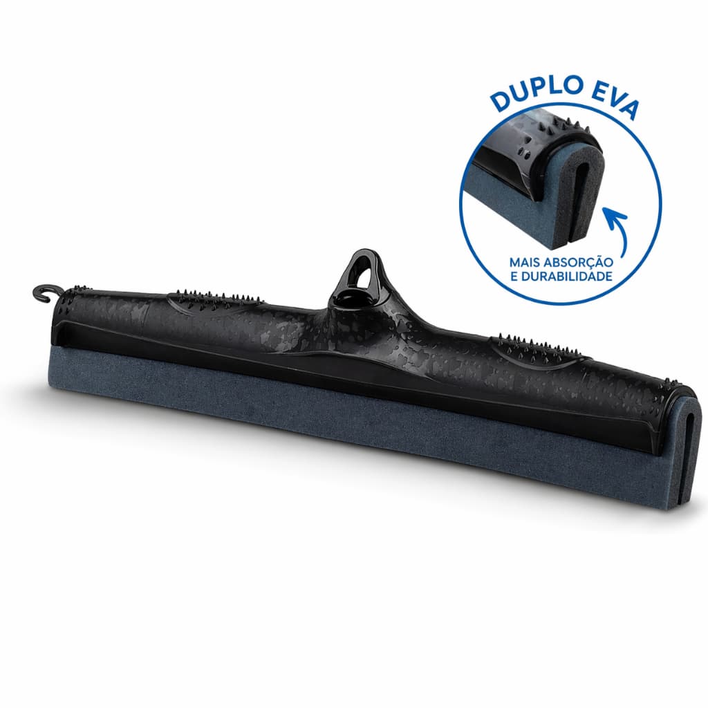 Rodo Plástico 40cm Duplo EVA Reforçado Perfect Pro Condor Multiuso Alta Durabilidade Com Garras