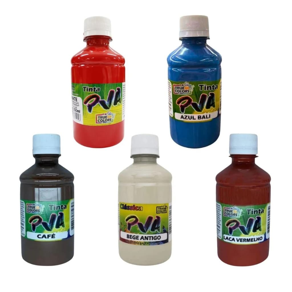 Tinta Pva 250ml True Colors - Cores Frias