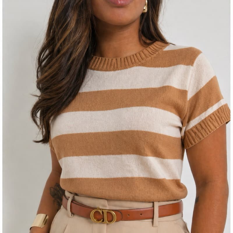 Blusa Modal Feminina Listrada Tendência Conforto e Estilo
