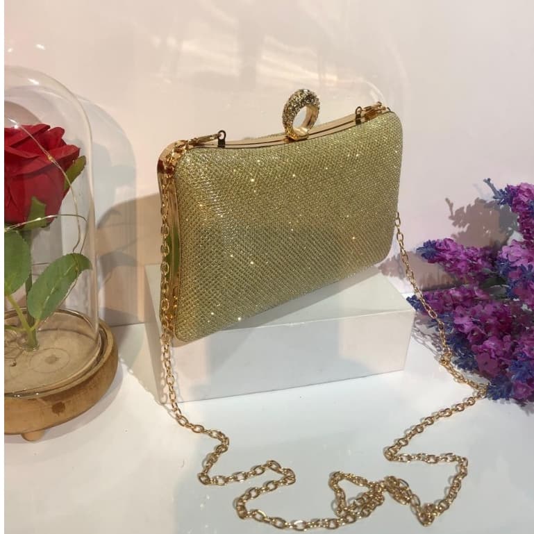 Bolsa Tiracolo / Carteira Feminina Com Glitter Para Festa / Banquete / Casamento (Poucas peças ou Peça única) 2509A-10