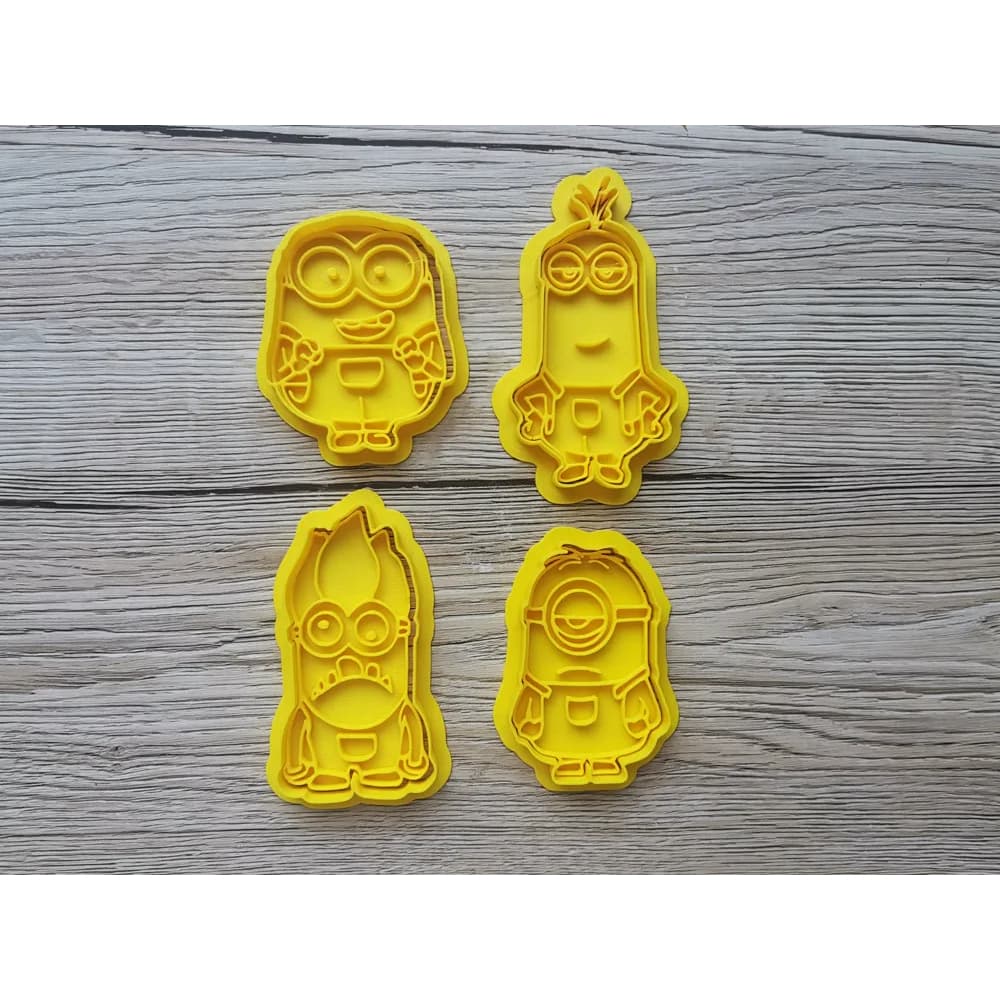 KIT 4 CORTADORES DIVERTIDOS – MINIONS